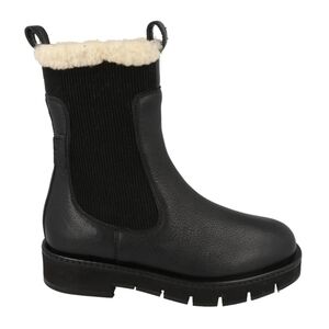 Salvatore Ferragamo Rook Genuine Shearling Trim Leather Boot